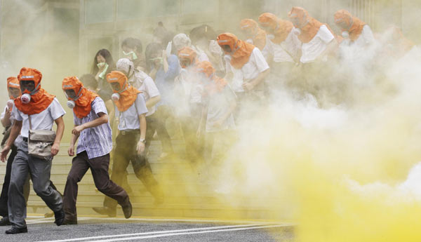 Civil defence drill held in Seoul