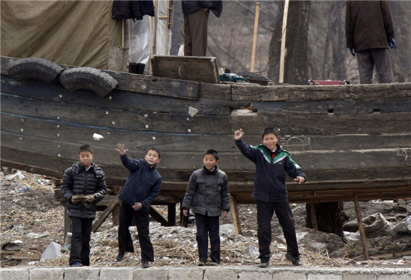 On the banks of DPRK