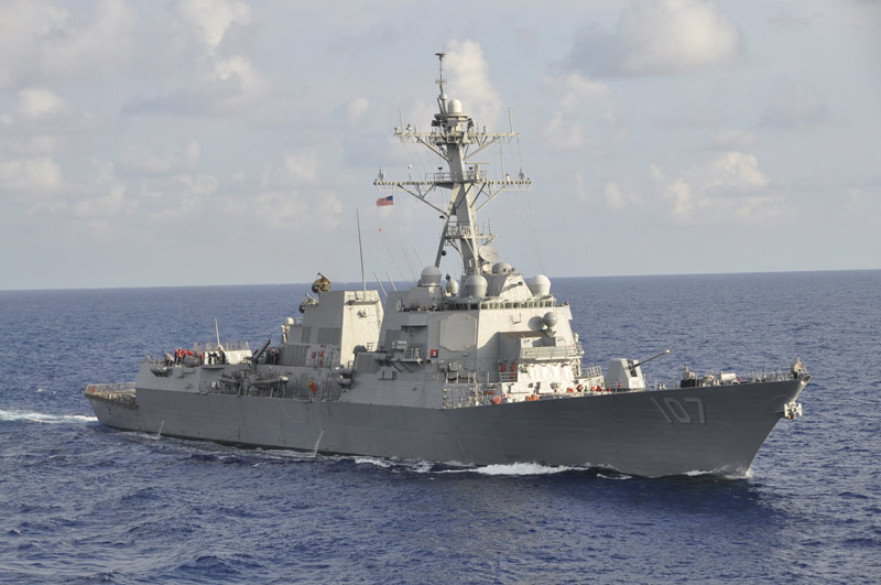 US missile destroyers stand by in Mediterranean