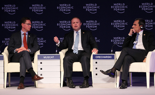 European leaders speak at Summer Davos 2013