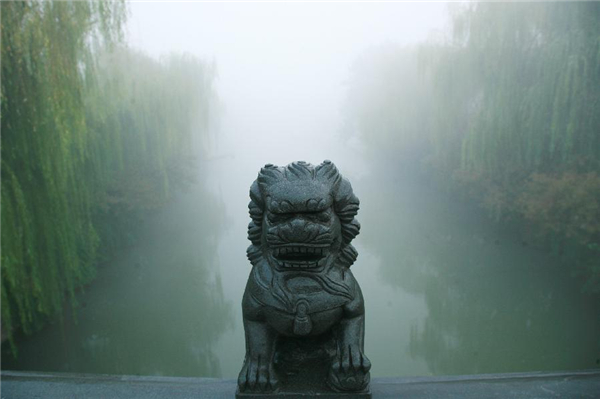 Heavy fog shrouds E China's Yangzhou city