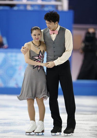 China seventh place at figure skating team event at Sochi Olympics