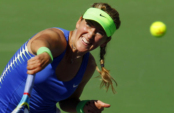 Azarenka demolishes Radwanska, Li goes out