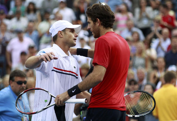 Roddick sent into retirement; Djokovic cruises