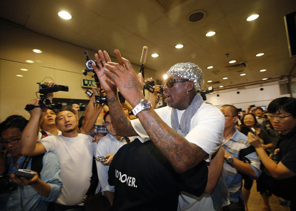 Rodman back from DPRK without jailed American