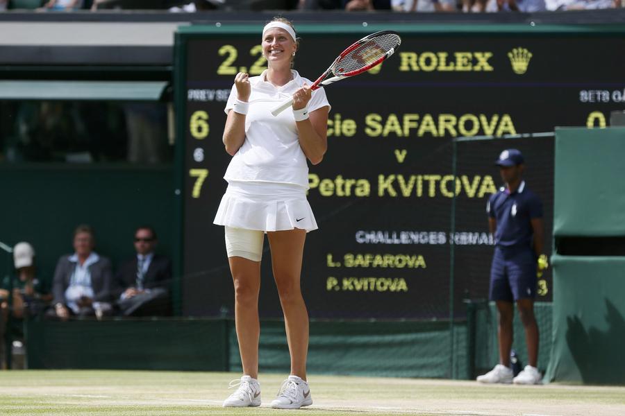 Bouchard, 2011 champ Kvitova in Wimbledon final