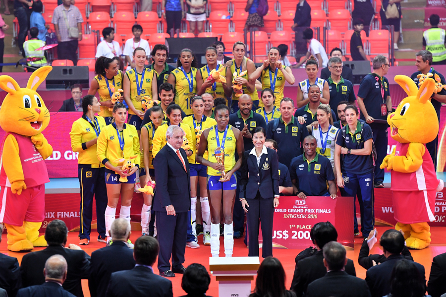 Brazil claims title at FIVB Women's Volleyball World Grand Prix 2016