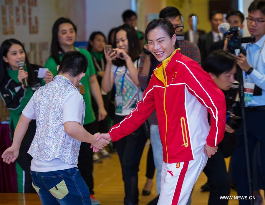 Mainland Olympians visit Macao