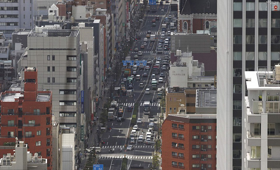 攝影師拼東京全景照 可清晰看到街道犄角旮旯(組圖)