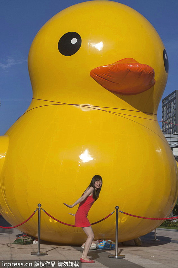 Copycat Yellow Duck celebrates Children's Day