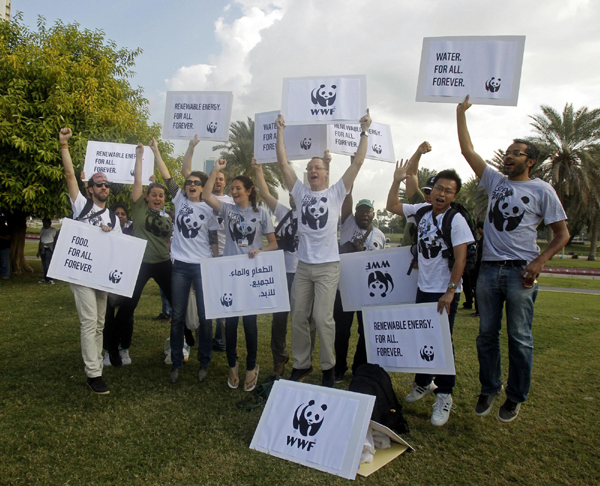 Activists march to demand action on climate change