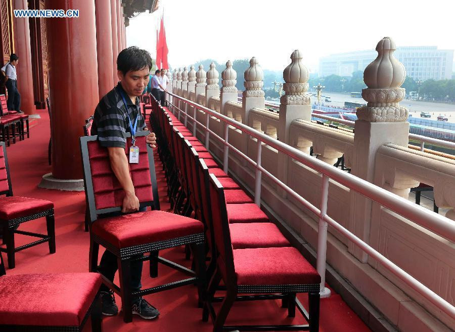 The changing looks of Beijing before V-Day parade