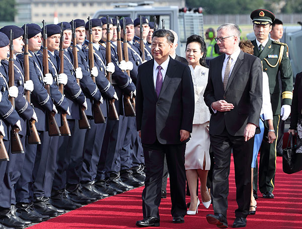 President Xi arrives in Berlin for state visit to Germany