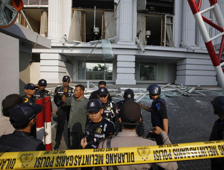 Officials: 9 dead, 50 wounded in Indonesian blasts