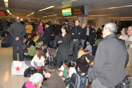 Newark airport terminal locked down over security