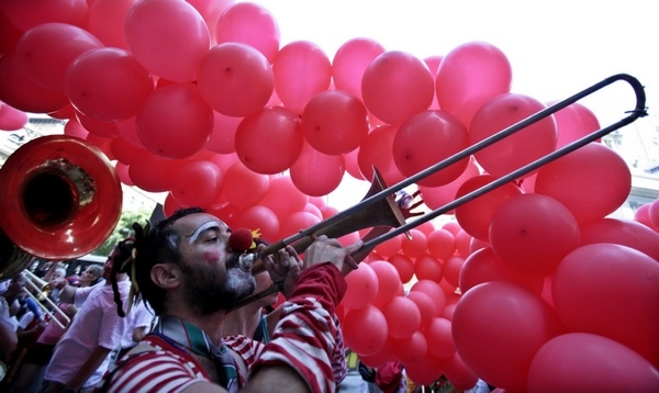 Snapshot of int'l clown festival in Brazil