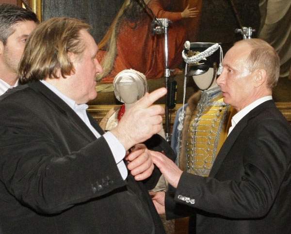 Putin grants French actor Depardieu Russian citizenship