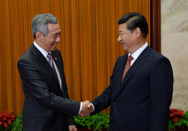 Beijing seeks to cement relations with Singapore