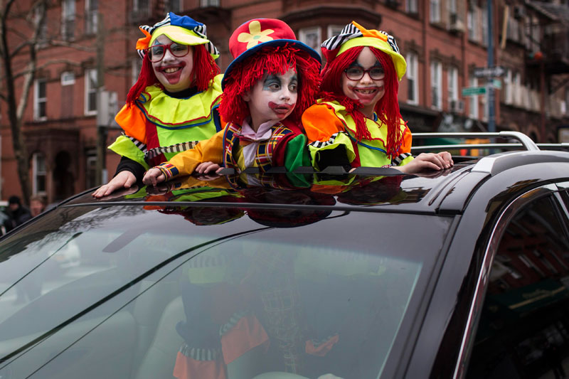 Jewish holiday of Purim celebrated in US