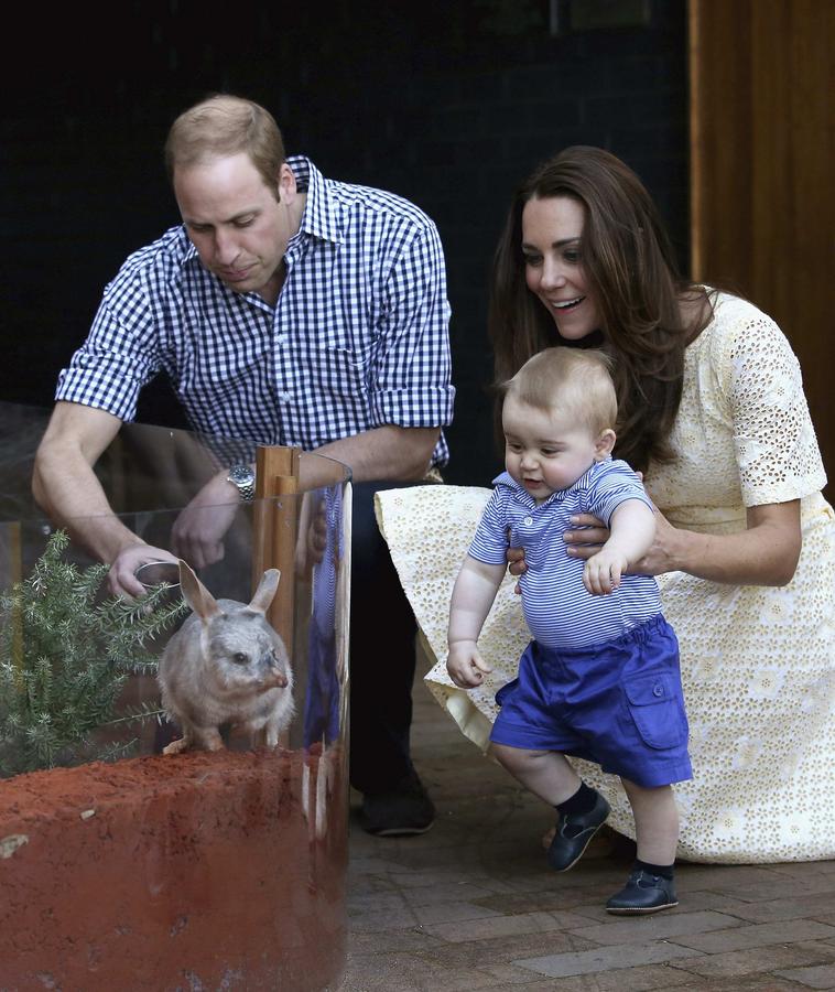 William, Kate and George tour Sydney's Taronga Zoo