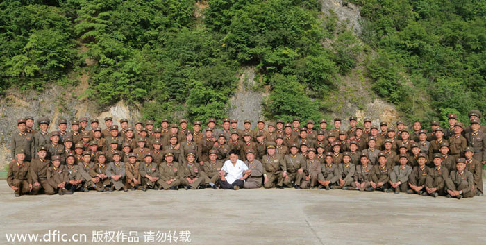 DPRK top leader guides tactical rocket firing drill