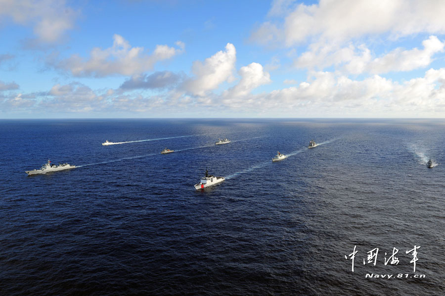 Chinese naval vessels participate in RIMPAC drill