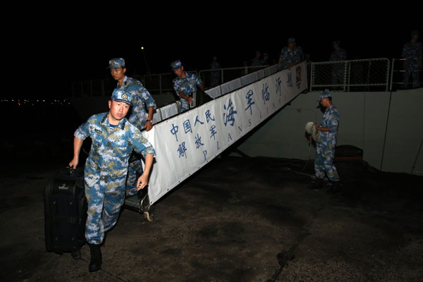 Chinese warship carrying evacuees from Yemen arrives in Djibouti