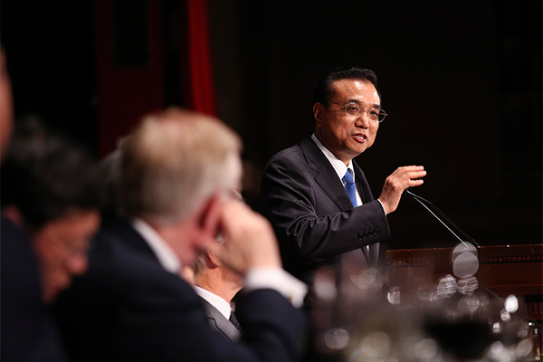 Premier Li in US strategic talks