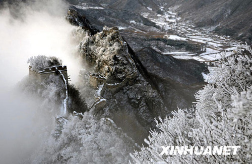 北京初雪長城美