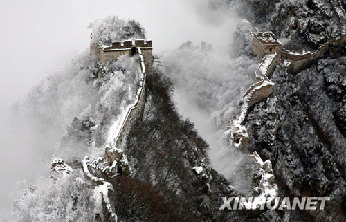 北京初雪長城美